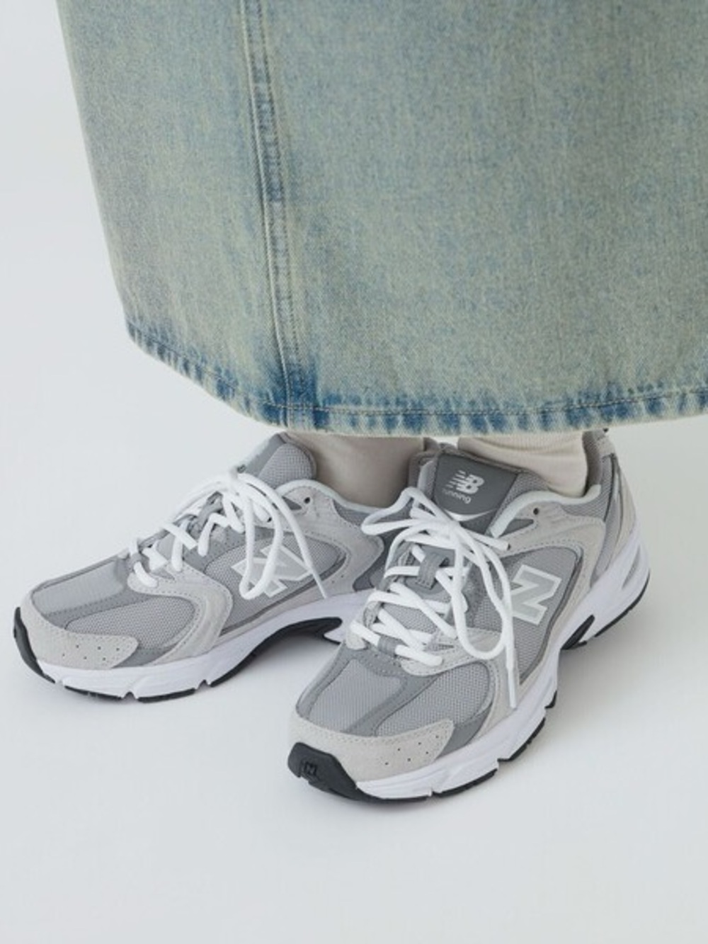 New Balance 530 Raincloud Grey White MR530CK Women's size 8-10